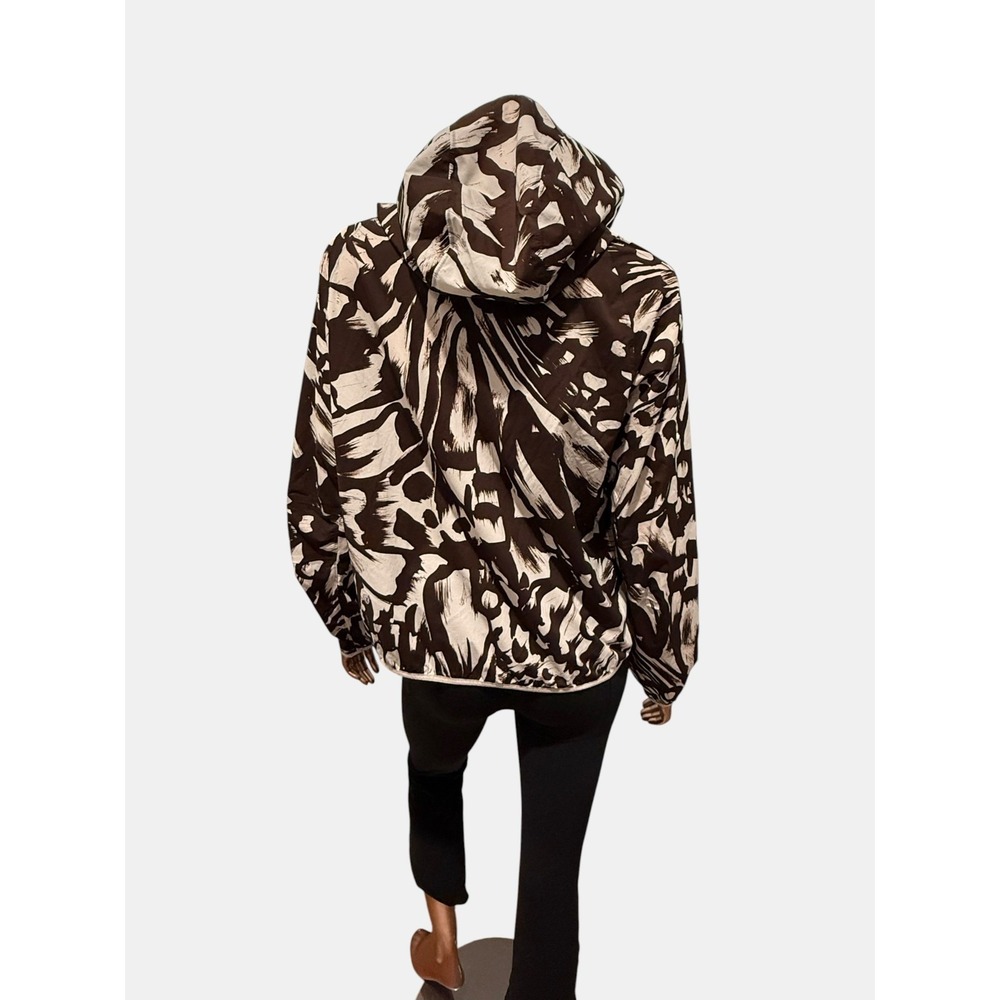Lululemon Athletica Packable Ultralight Run Jacket Monarch Bloom Bone Espresso/6 - Picture 5 of 11